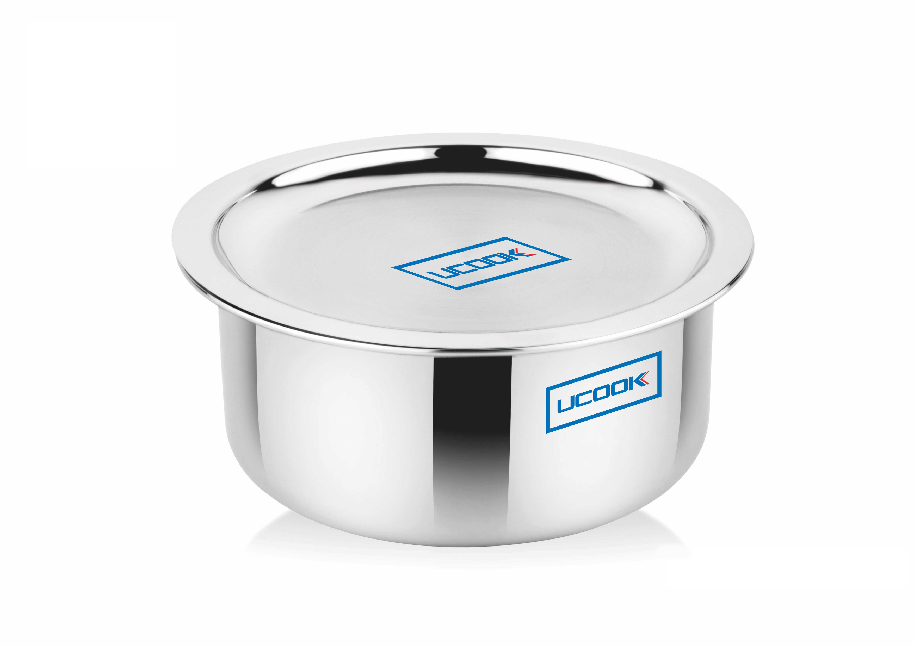 Cookware Premium- UCOOK SS Triply Tope Induction Compatible  with Lid 220 mm / 4.5 Litre
