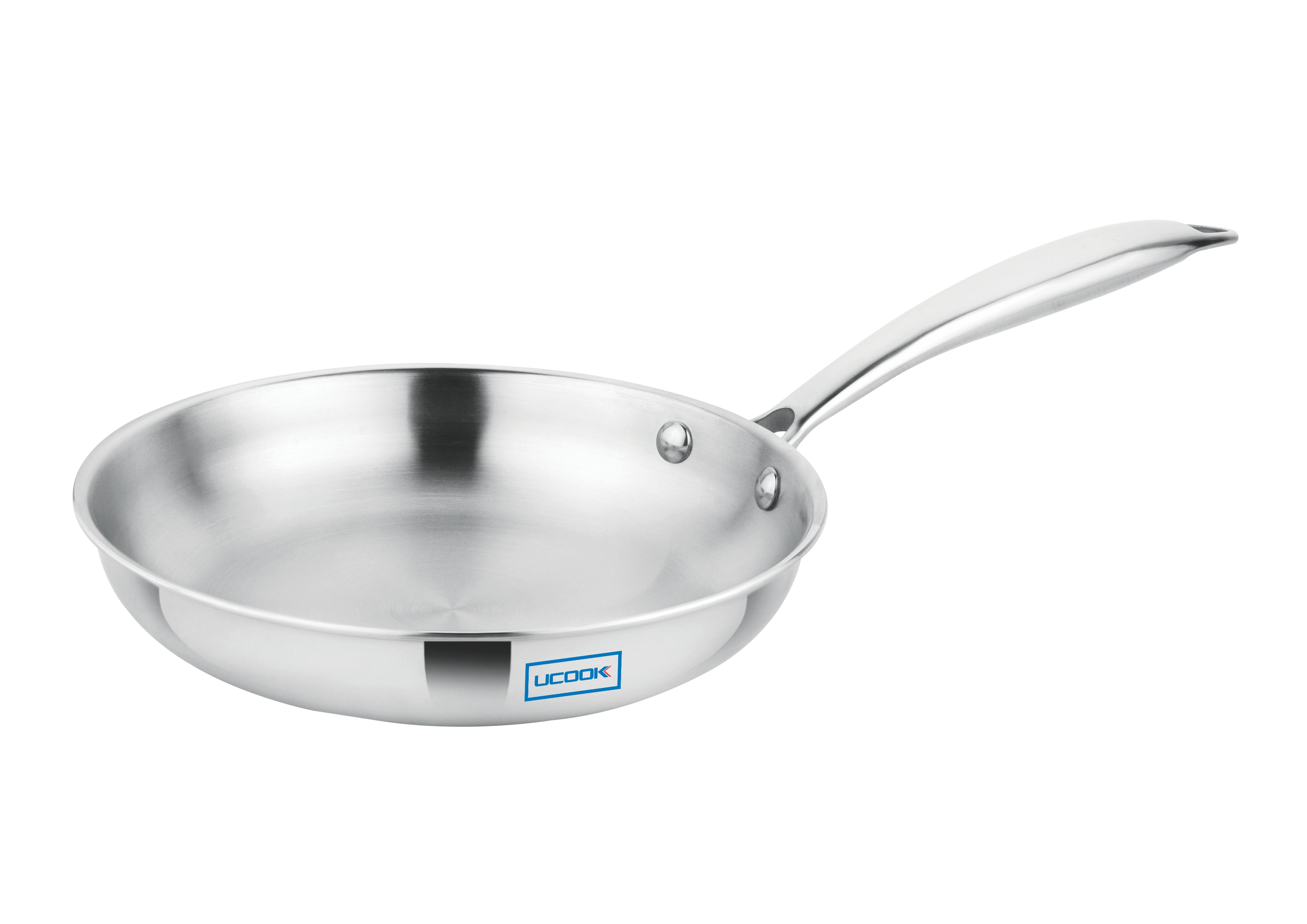 Cookware Premium- UCOOK SS Triply Frypan induction compatible - 260 mm