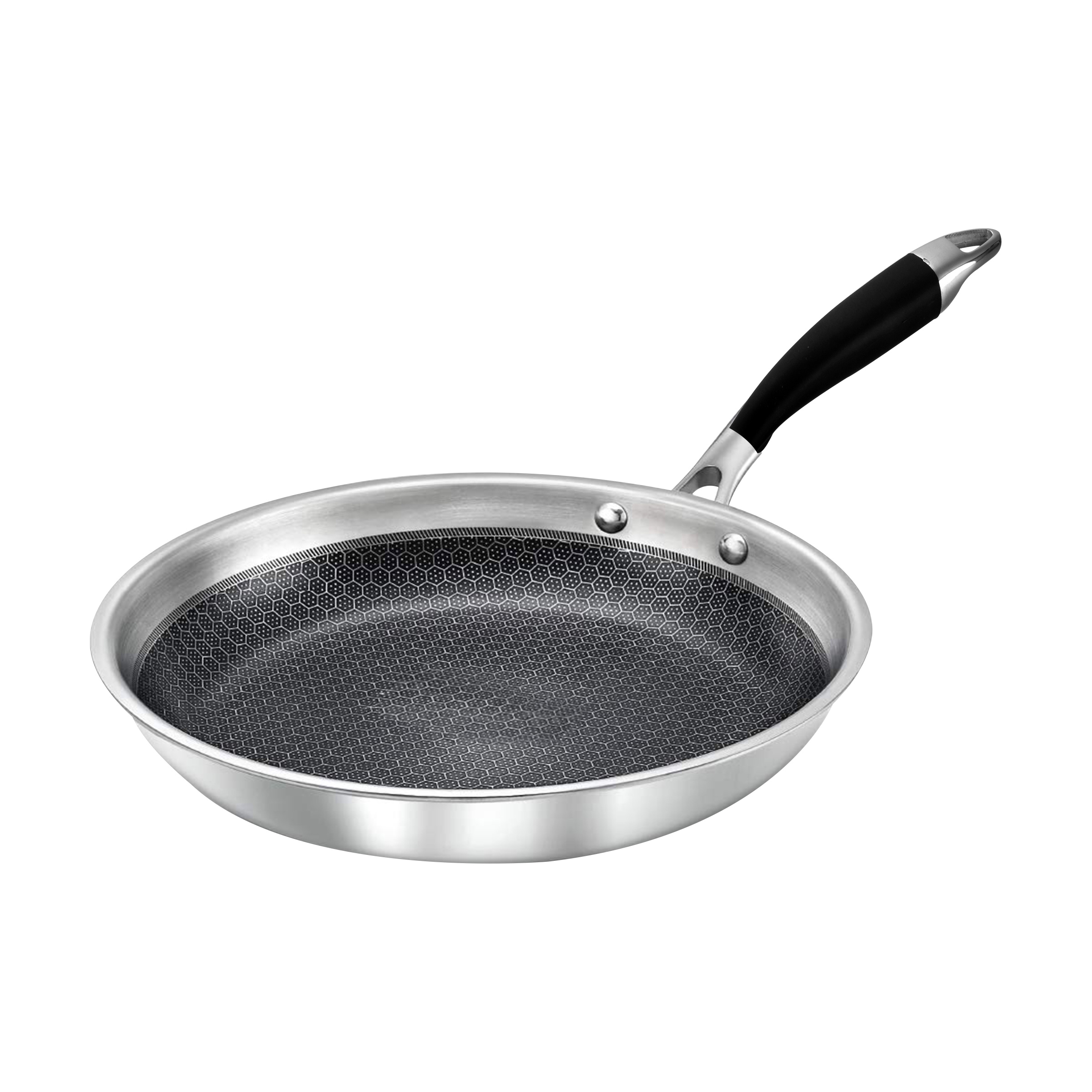 Cookware Premium- SS Triply NS Cookware with special Etched finish Frypan - 240 mm