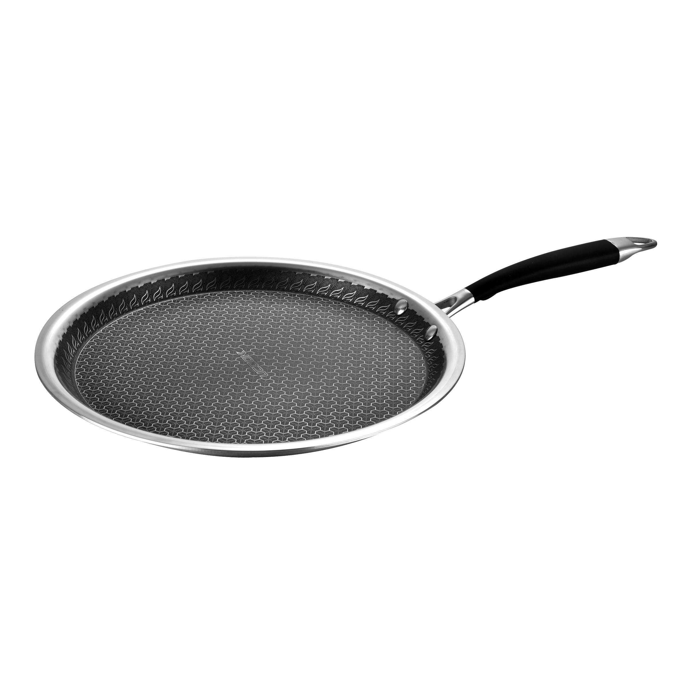 Cookware Premium- SS Triply Tawa Non-Stick with special Etched finish - 300 mm