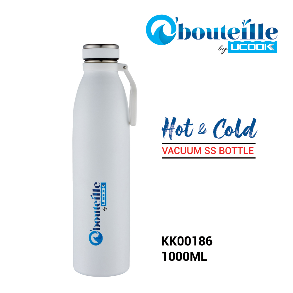 O'bouteille Vacuum Flask PHP White, 1000 ml