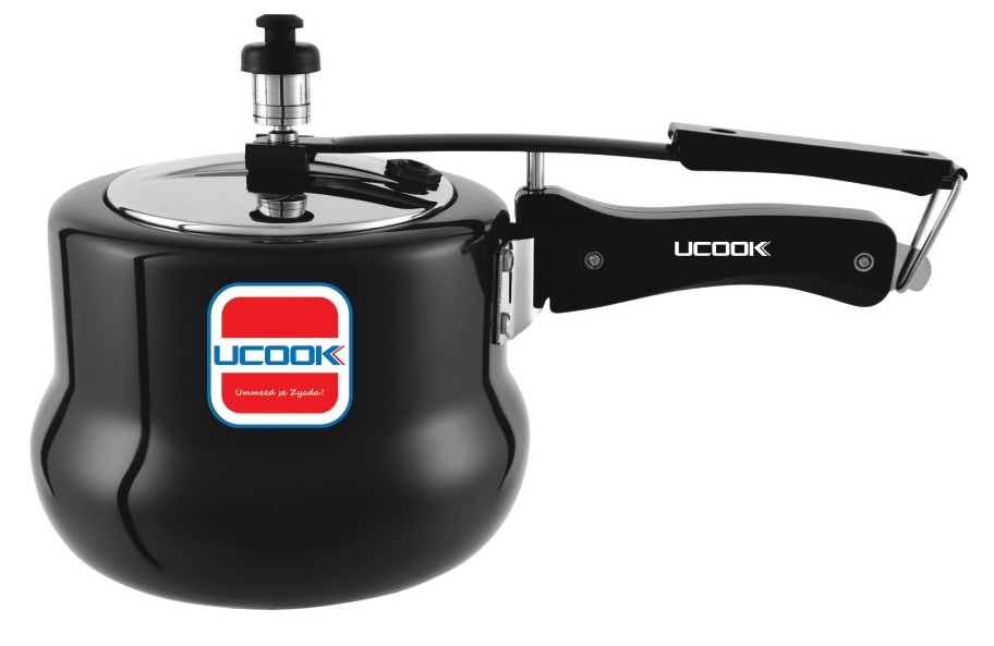 Pressure Cooker- UCOOK Platinum Big Belly Duo HA IC Handi with SS Lid 3 Ltr 