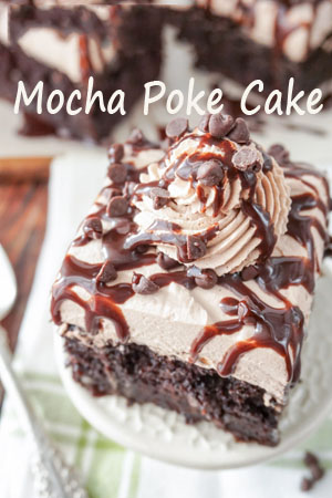 Recipe of Mocha Poke Cake